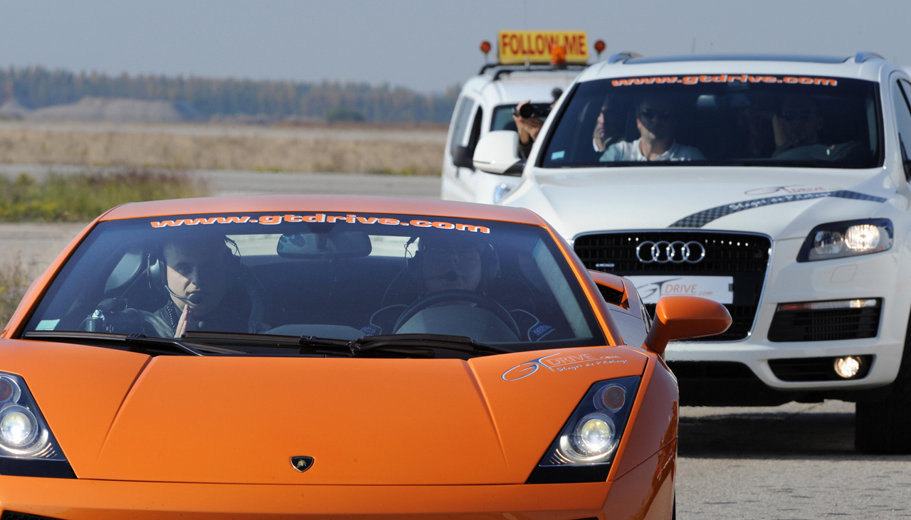 Luc in Lamborghini Gallardo