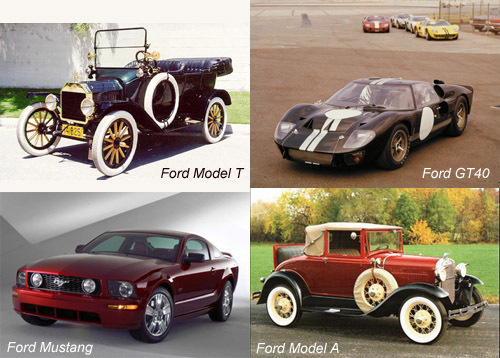 Ford - model emblematice