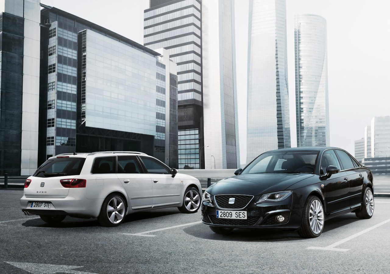 Seat Exeo facelift - grila tip fagure si LED-uri in stil A4 pentru faruri