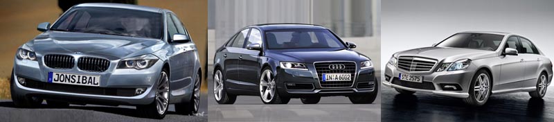 BMW Seria 5 si Audi A6 vor avea generatii noi in curand, iar noul Mercedes Clasa E e proaspat aparut