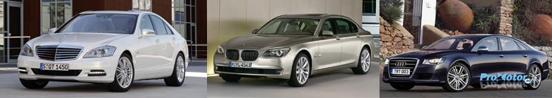 Mercdedes S-Class facelift, BMW Seria 7 e la o noua generatie, iar noul Audi A8 va aparea peste un an
