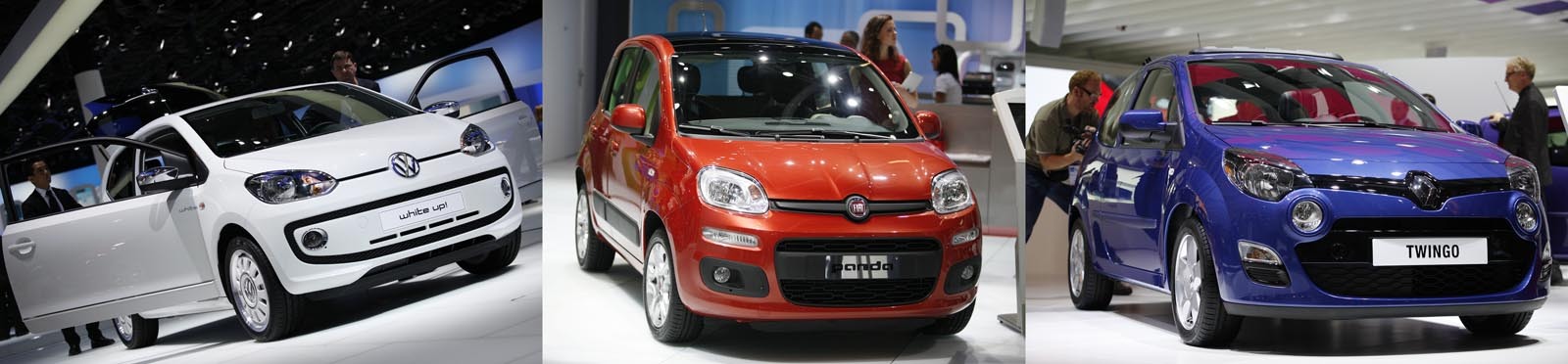 Volkswagen Up! vs. Fiat Panda vs. Renault Twingo facelift