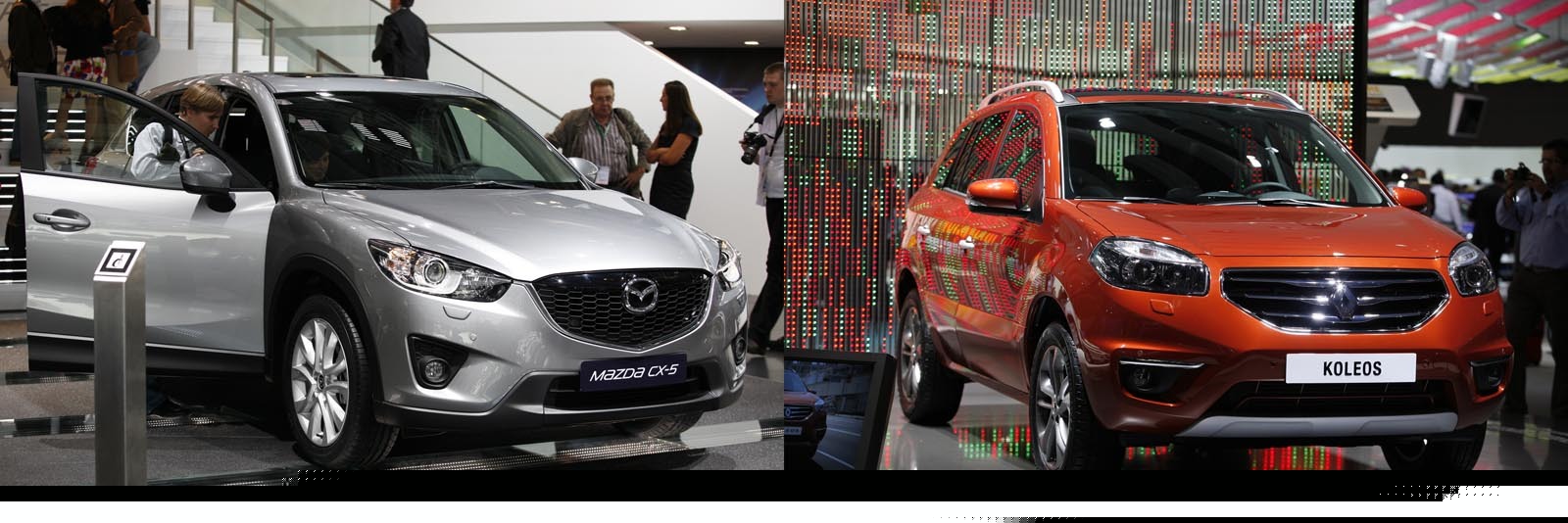 Mazda CX-5 vs. Renault Koleos facelift
