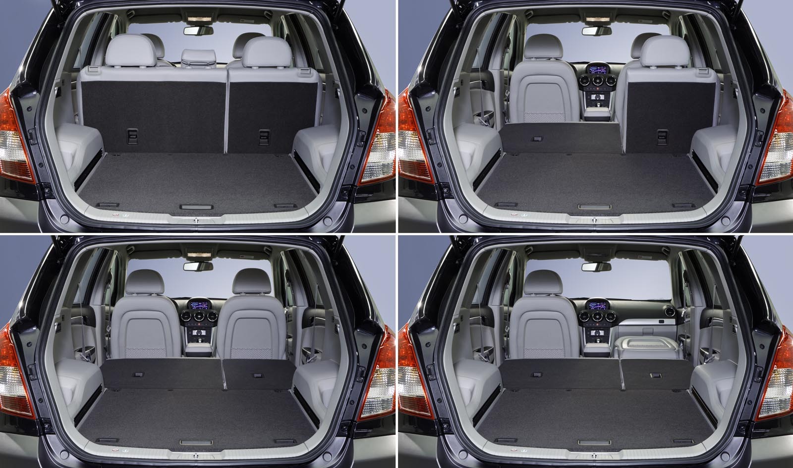 Portbagajul lui Opel Antara facelift variaza intre 420 si 1.420 de litri