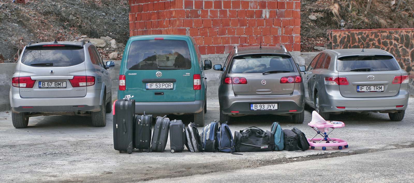 Pregatite pentru bagaje