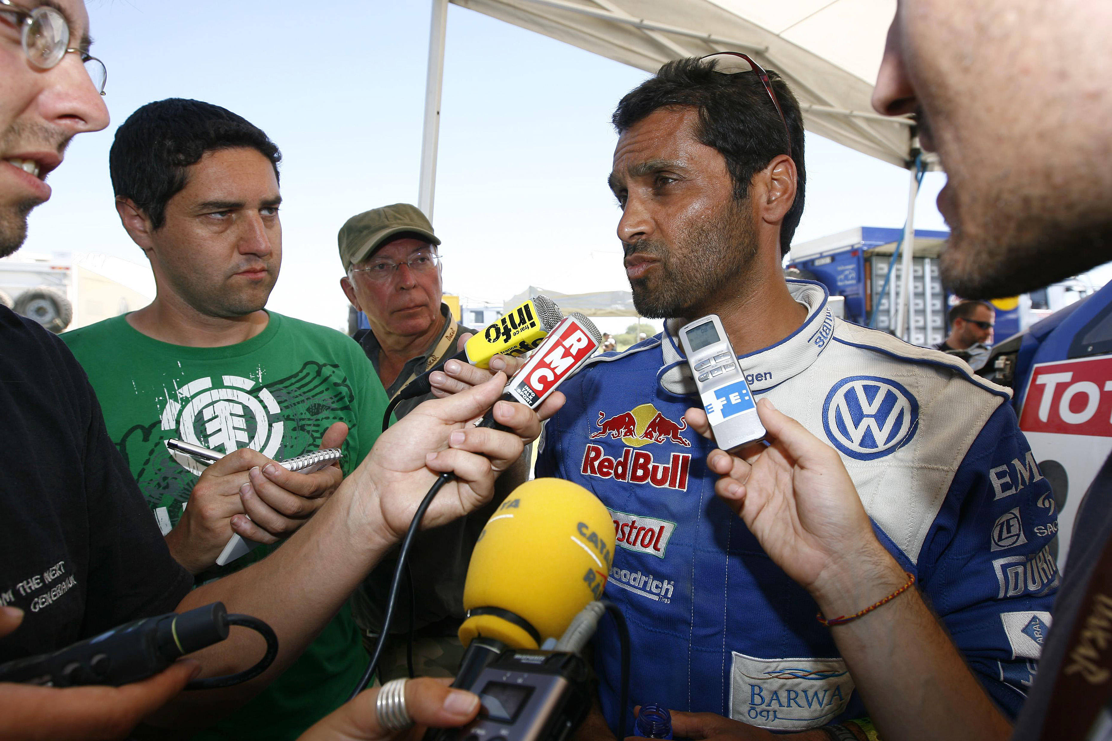 Nasser Al-Attiyah a luptat pana la final.