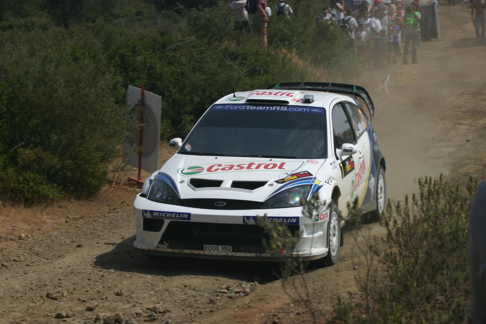 Markko Martin în Raliul Ciprului în 2004
