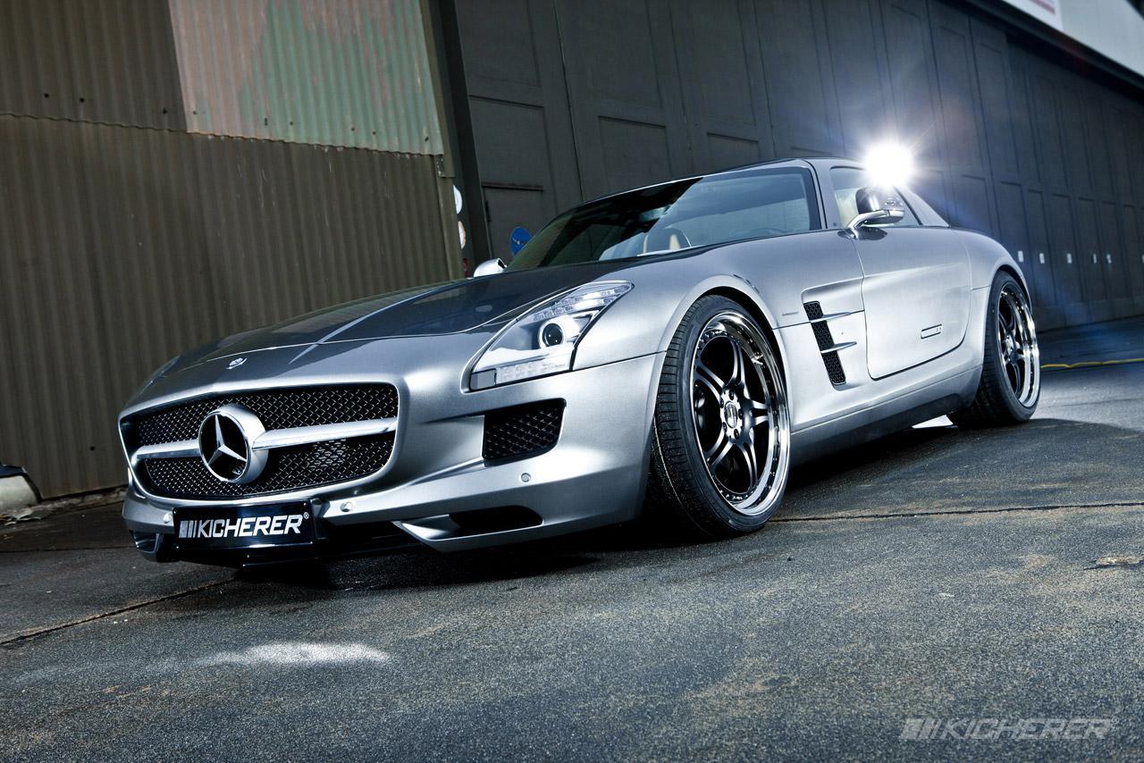 Puterea motorului lui Mercedes SLS tunat de Kicherer a ajuns la 610 CP