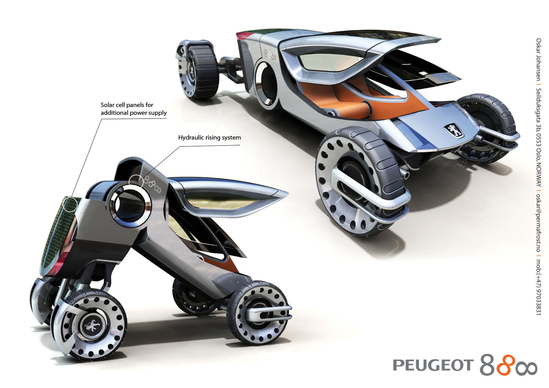 Peugeot 888 - masina rabatabila