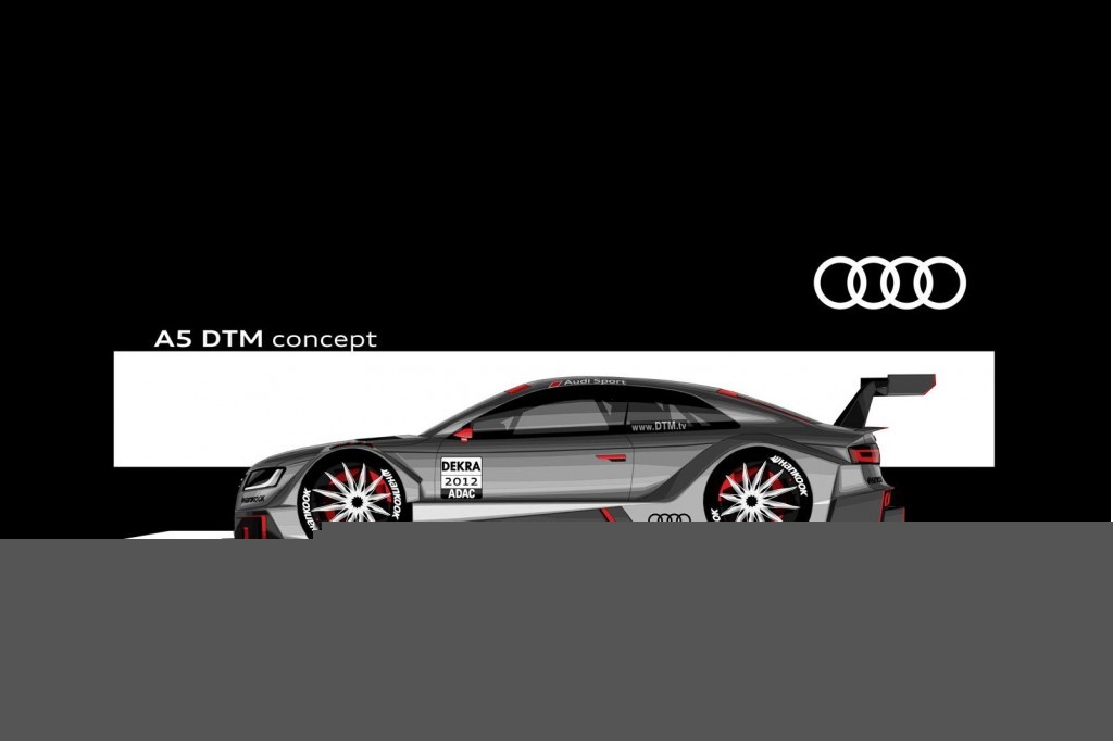Audi A5 DTM este prefigurat deocamdata prin niste schite oficiale