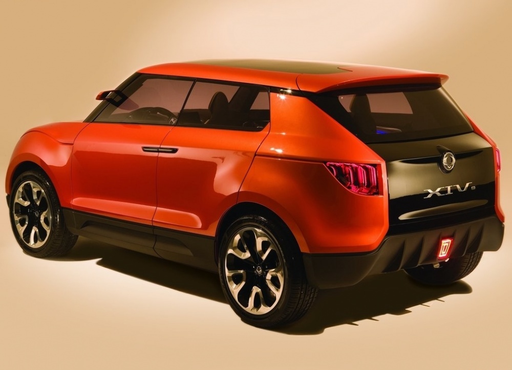 Spatele lui SsangYong XIV Concept ii imprima masinii un caracter puternic