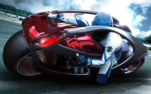 Hyundai Concept Motorcycle - idee futurista pentru virarea in curbe